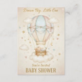 Droom groot, kleintje – Baby Shower Kaart (Voorkant)