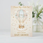 Droom groot, kleintje – Baby Shower Kaart (Staand voorkant)