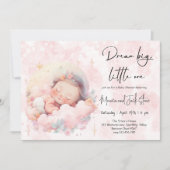 Droom groot kleintje, baby shower kaart (Voorkant)