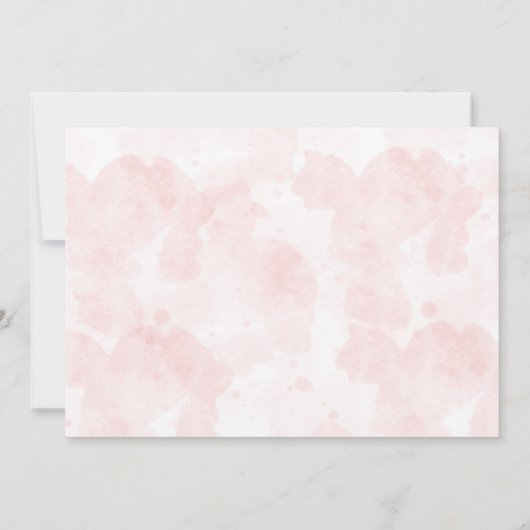 Droom groot kleintje, baby shower kaart (Achterkant)