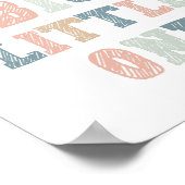 Droom groot kleintje - Educatief klaslokaal Poster (Hoek)