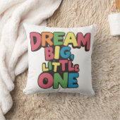 Droom groot kleintje, inspirerende quotes kussen (Deken)