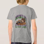 Droom groot, kleintje Tri-Blend shirt (Achterkant)