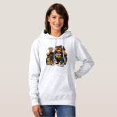 Droom groot. Leef als een baas. 👑💰 Hoodie (Voorkant volledig)