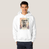 Droom groot, leef in NYC Hoodie (Voorkant volledig)
