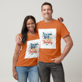 Droom groot, leid moedig: levendige empowerment t-shirt (Unisex)