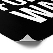 Droom groot, maar vergeet niet om wakker te worden poster (Hoek)