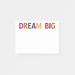 Droom groot meer kleurig 4 x 3 post-it® notes