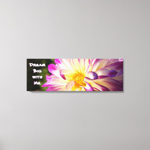 Droom Groot met Mij Canvas Inspirerend Kunstwerk Afdruk