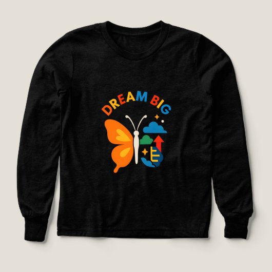 Droom groot Motiverende Vlinder Ontwerp (Voorkant)