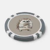 Droom groot (of personaliseer) Egel   Poker Chips (Enkel)