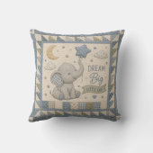 Droom Groot Olifant Dekbed Kussen (Achterkant)