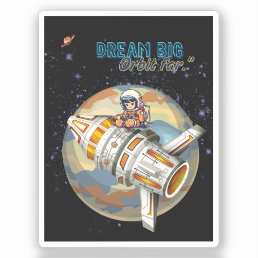 DROOM GROOT OMLOOP VER STICKER (Voorkant)