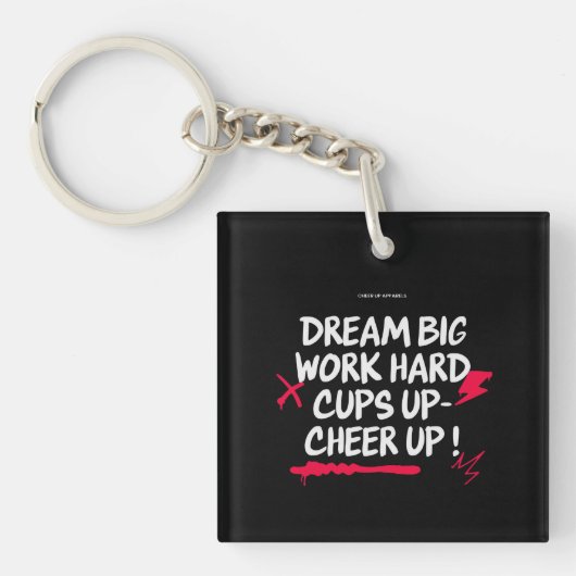 DROOM GROOT OPBEUREN ACRYLIC SLEUTELRING SLEUTELHANGER (voorkant)