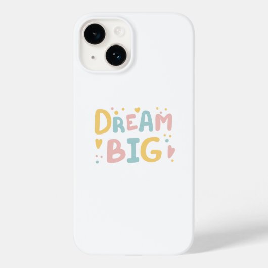 Droom Groot Pastel Harten Case-Mate iPhone Case (Achterkant)