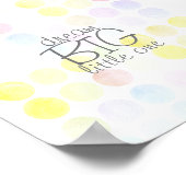 droom groot pastelstippen citaat muurkunst poster (Hoek)