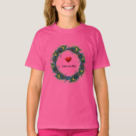 Droom groot Pauwenveer Cirkel kids T-shirt
