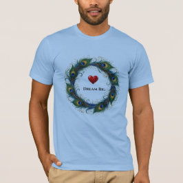 Droom Groot Pauwveer Cirkel Heren T-Shirt