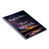 Droom groot, plan groter - Night Sky  Notitieboek (Rechterzijde)