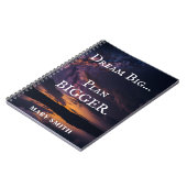 Droom groot, plan groter - Night Sky  Notitieboek (Linkerzijde)