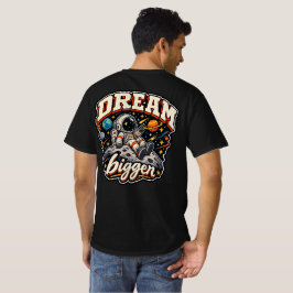 Droom Groot Retro Ruimtevaarder Ruimteverkenner T-shirt