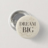 Droom Groot Ronde Button 3,2 Cm (Voorkant /achterkant)
