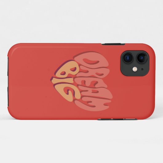 Droom groot: rood hart krachtige slogan Case-Mate iPhone case (Achterkant (horizontaal))