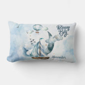 Droom groot Schip in de oceaan Aanpasbaar Kussen (Voorkant)