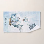 Droom groot schip in de oceaan  bad handdoek (Handdoek)