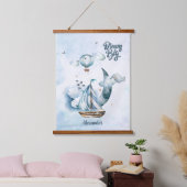 Droom groot schip in de oceaan  hangend wandkleed (Slaapkamer)