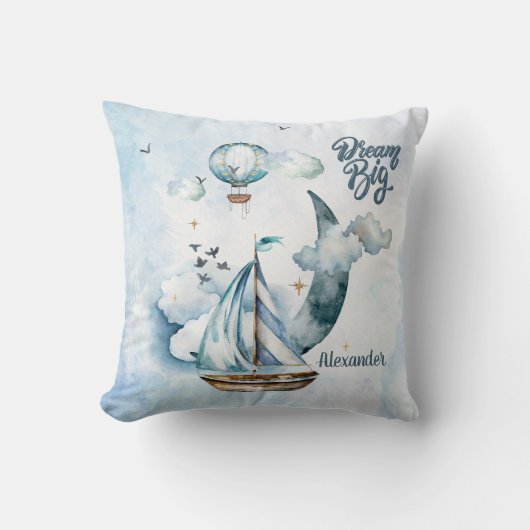 Droom groot schip in de oceaan  kussen (Voorkant)
