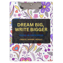 Droom Groot, Schrijf Groter – Inspirerend