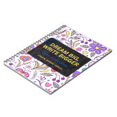 Droom groot, schrijf groter – Inspirerend Notitieboek (Linkerzijde)