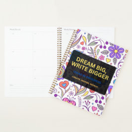 Droom groot, schrijf groter – Inspirerend Planner