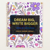 Droom groot, schrijf groter – Inspirerend Planner (Voorkant)
