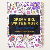 Droom groot, schrijf groter – Inspirerend Planner (Achterkant)