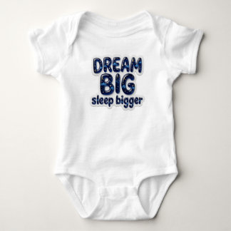 Droom groot, slaap groter babybody romper