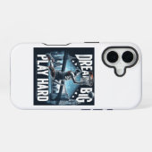 Droom groot, speel hard iPhone 16 hoesje (Achterkant horizontaal)