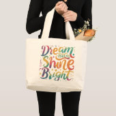 Droom groot, straal uit Jumbo boodschappentas Grote Tote Bag (Voorkant (product))