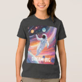 Droom groot Tri-Blend shirt (Voorkant)
