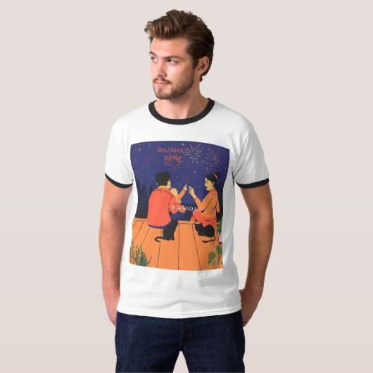 Droom groot, vermaal hard t-shirt (Voorkant volledig)