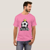 Droom Groot Voetbal Bal Ster T-Shirt (Voorkant volledig)