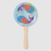 Droom groot walvis handwaaier (Voorkant)