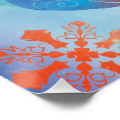 Droom groot walvis perfect poster (Hoek)
