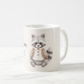 Droom Groot Wasbeer Koffiemok (Voorkant rechts)