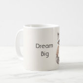 Droom Groot Wasbeer Koffiemok (Voorkant links)