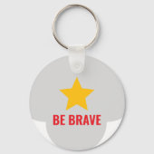 Droom groot, wees dapper sleutelhanger (Achterkant)