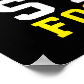 Droom groot, werk hard, blijf gefocust - Gym, druk Poster (Hoek)