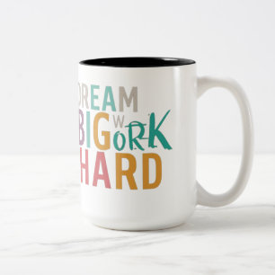 Droom groot, werk hard: de Motivatie Mok