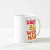DROOM GROOT, WERK HARD KOFFIEMOK (Voorkant rechts)